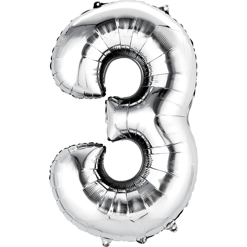 Number Mylar Balloon Bouquet Cover