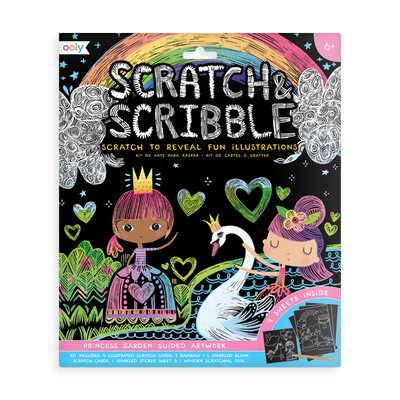 Scratch & Scribble Art Kits Princess Garden
