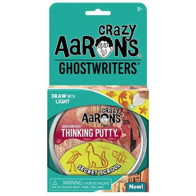Crazy Aaron's Trendsetters Thinking Putty Secret Scroll Ghostwriter