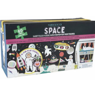 Shaped Puzzles - Space 60 pc w Figures 