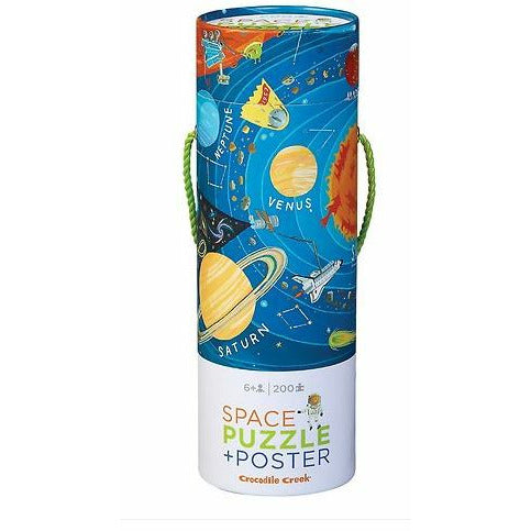 200 Piece Space Puzzle & Poster