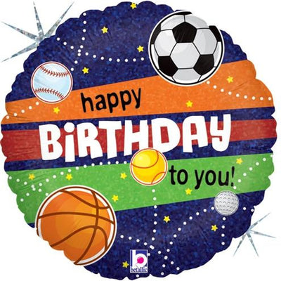 Mylar Balloon Sports Birthday