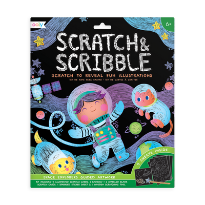 Scratch & Scribble Art Kits Space Explorers