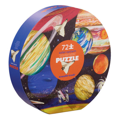 72 Piece Round Realistic Solar System